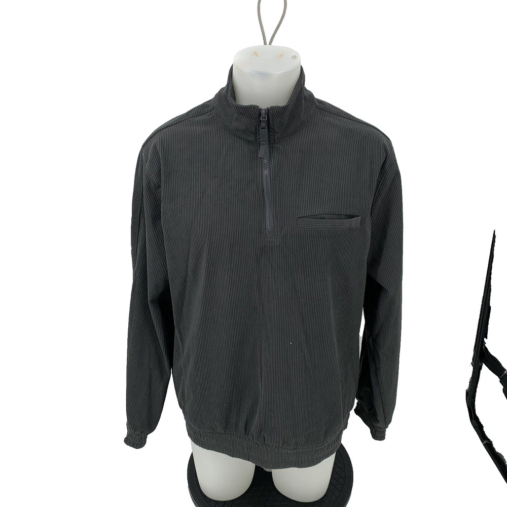 Fabletics The Club Cord 1/4 Zip Jacket Large Pullover Adult Sz L 40-8